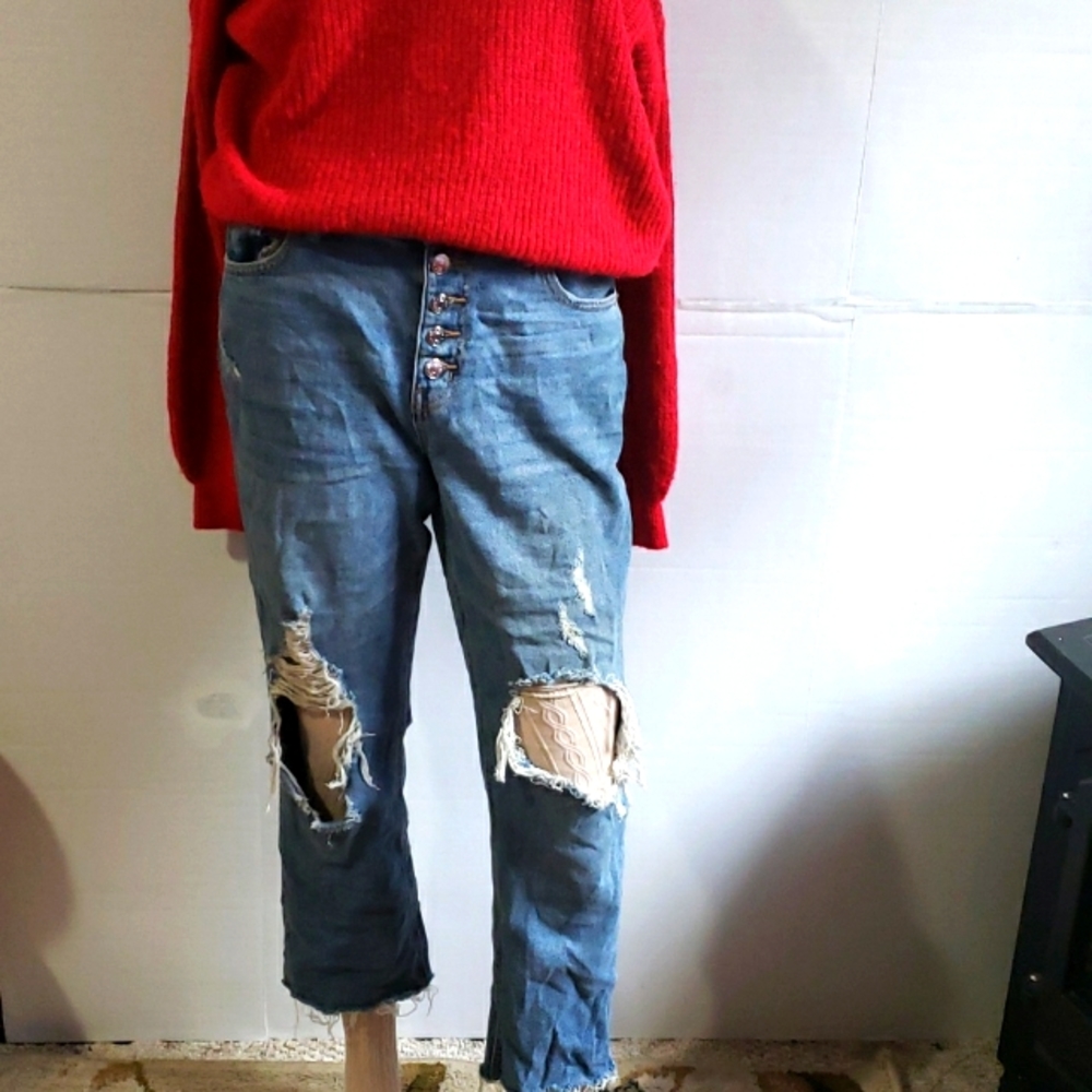 WILD FABLE DISTRESSED JEAN'S